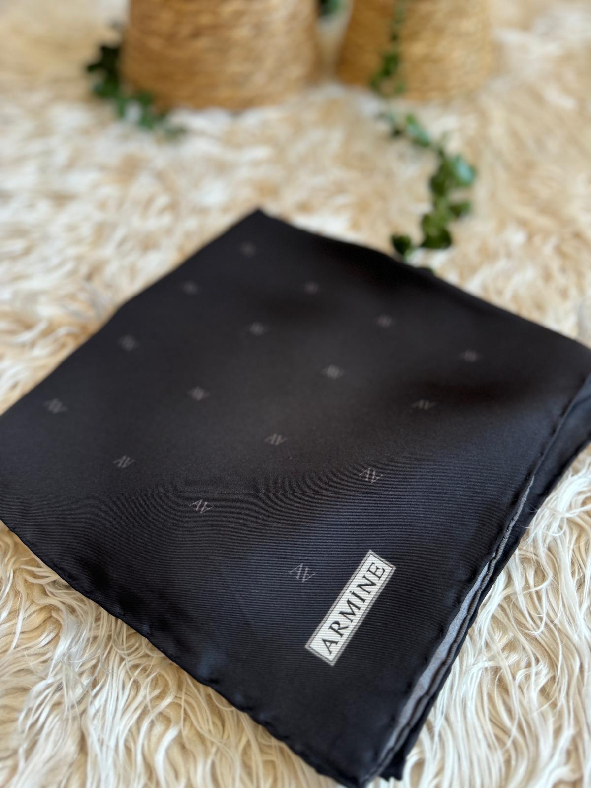 Armine İpek Degrade Monogram Eşarp